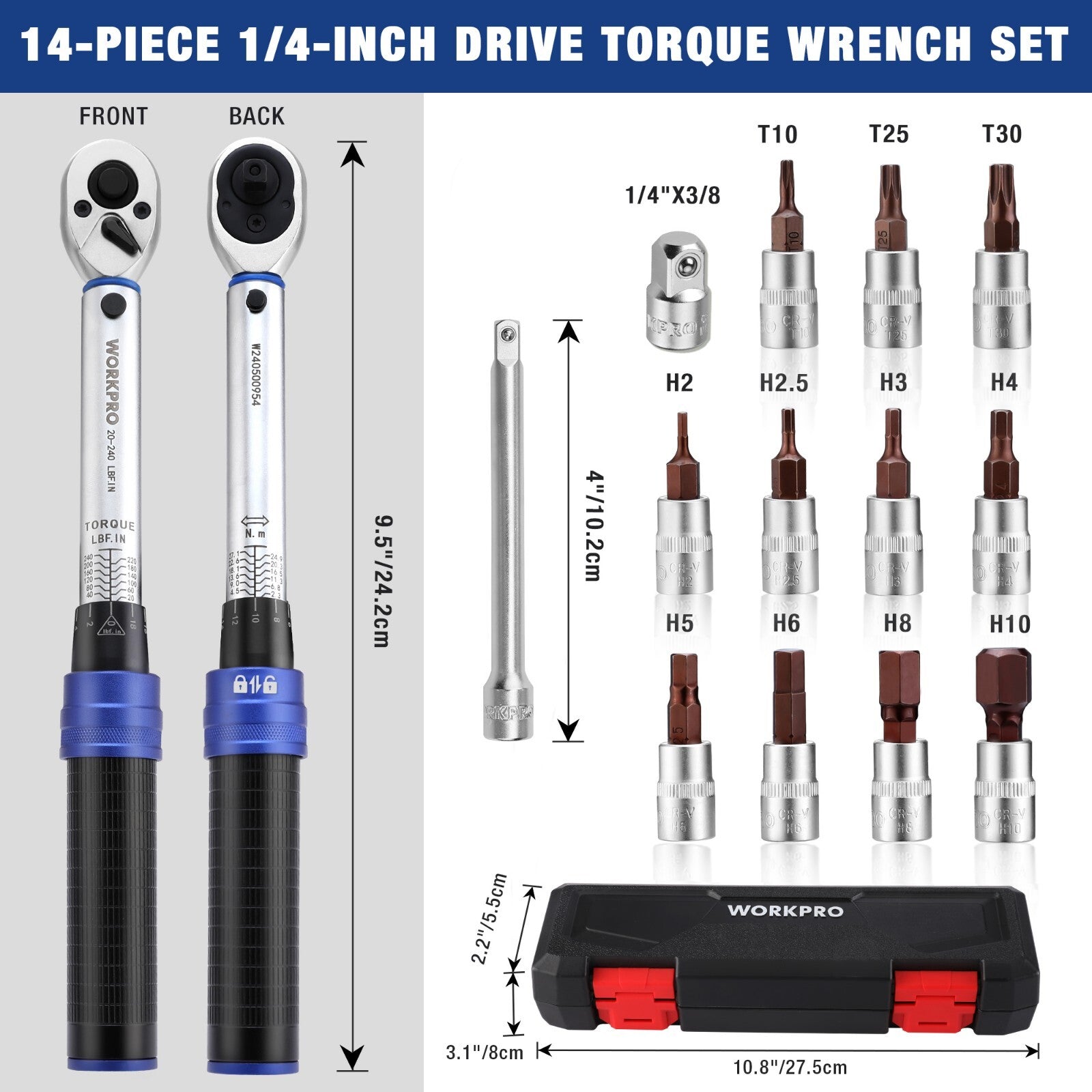 WORKPRO 2-Piece Oil Filter Wrench Set for Easy Oil Changes by WORKPRO