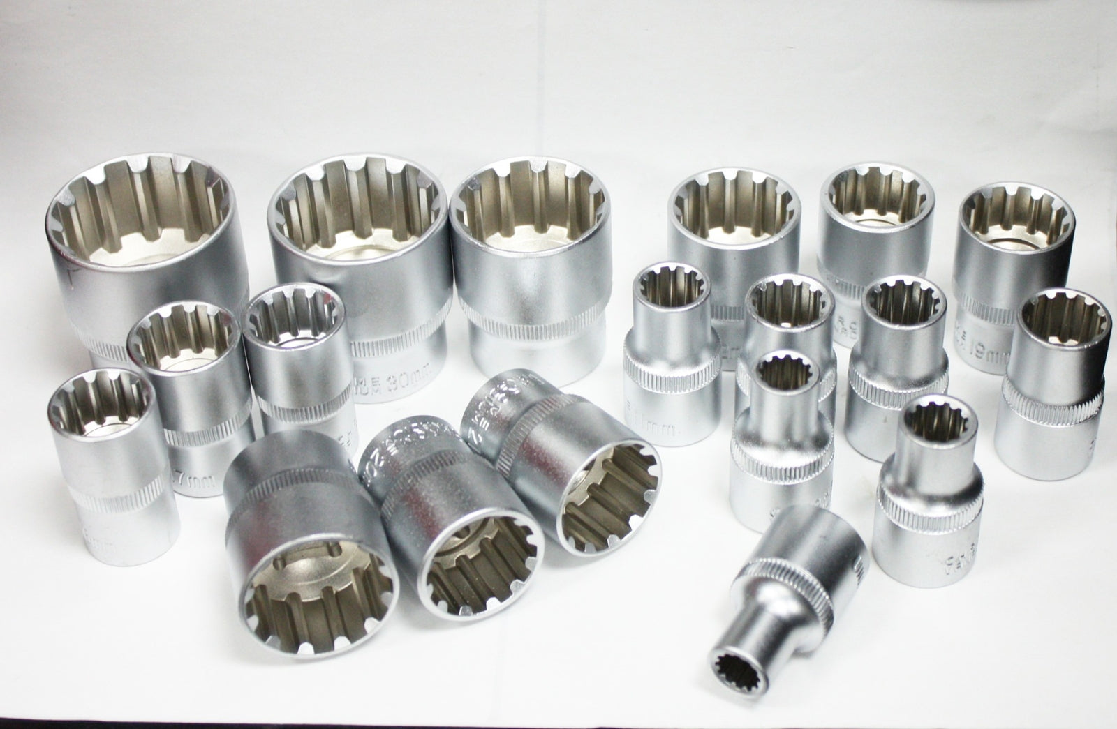 19pc 1/2-Drive Spline Gear Lock Multi Bit Socket Set by Unbranded