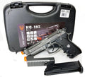 Hfc 193 M9 Full Metal Airsoft Gas Blowback Pistol Accessory Rail Gas