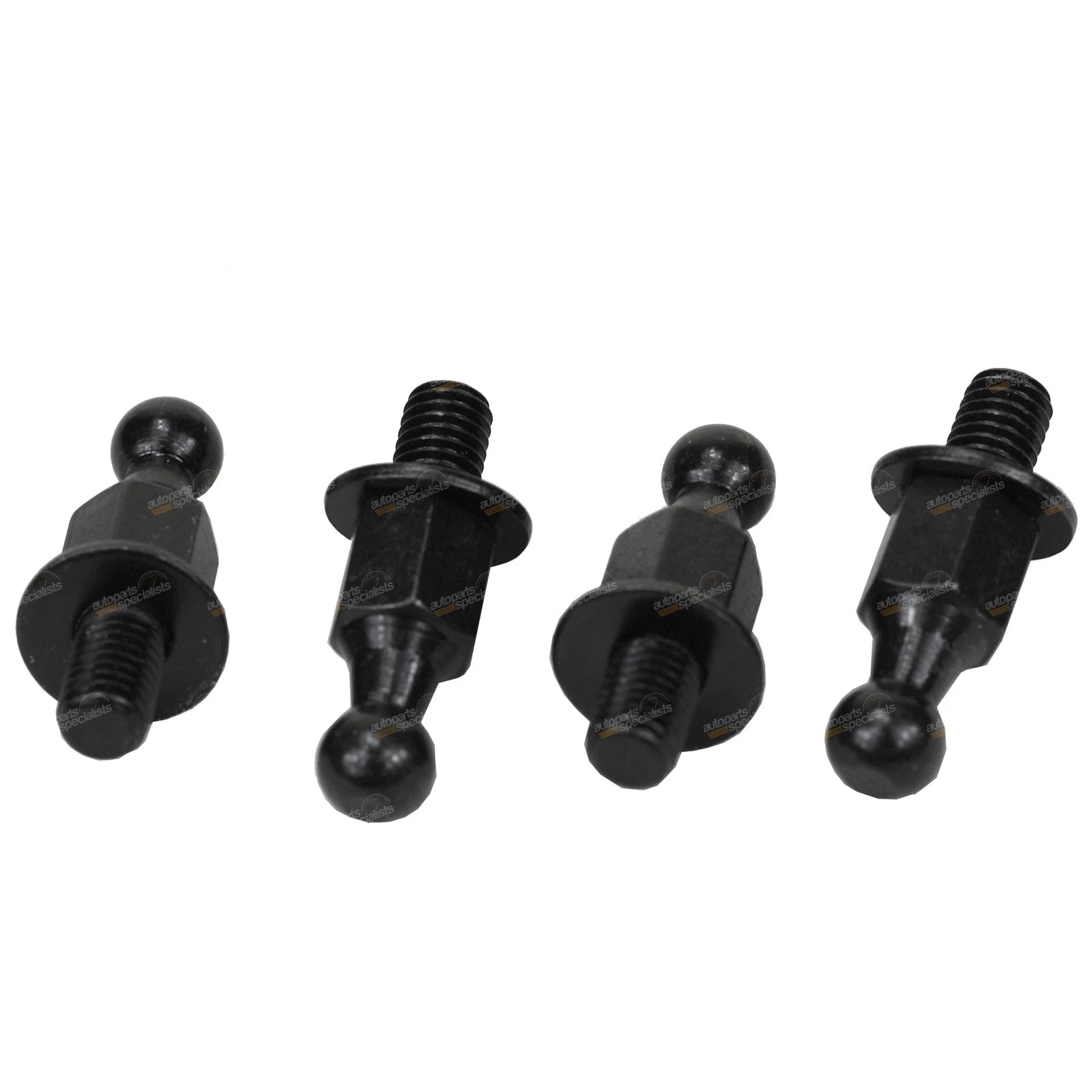 Gas Strut Spring Threaded Ball Studs / Ball Ends (10mm Ball - 12.5mm