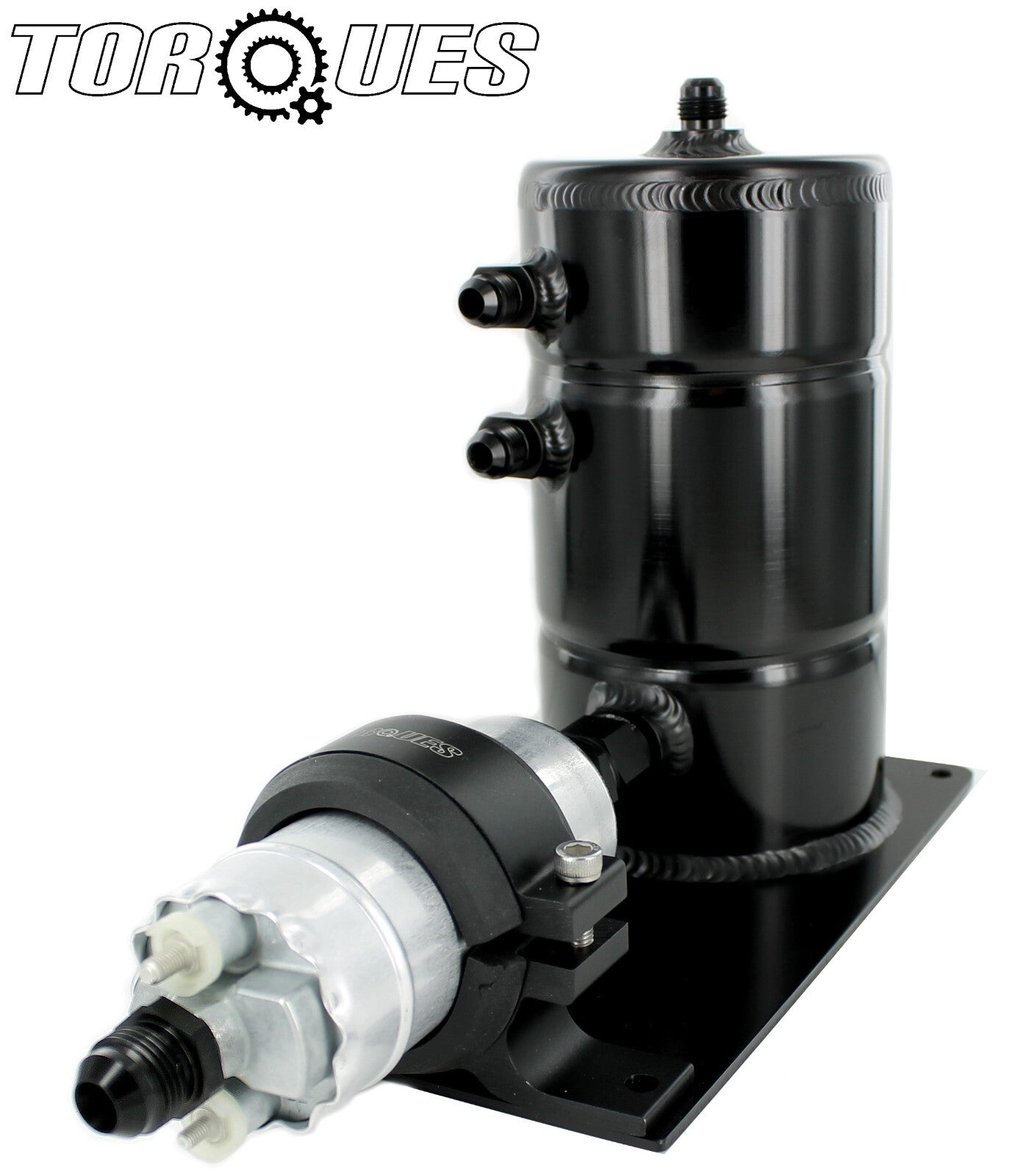 Bosch 0580464200 Fuel Pump Black Swirl Pot Tank Assembly with an-8