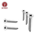Gb846 Din En Iso 7050 304 Cross Recessed Flat Head Phillips Screws