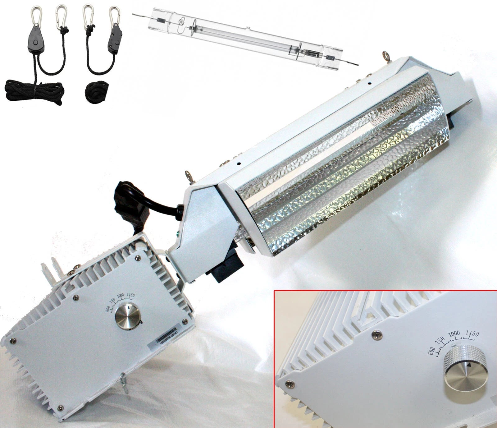 1000 Watt Digital Ballast Open Phantom Style Reflector Mh Hps Grow