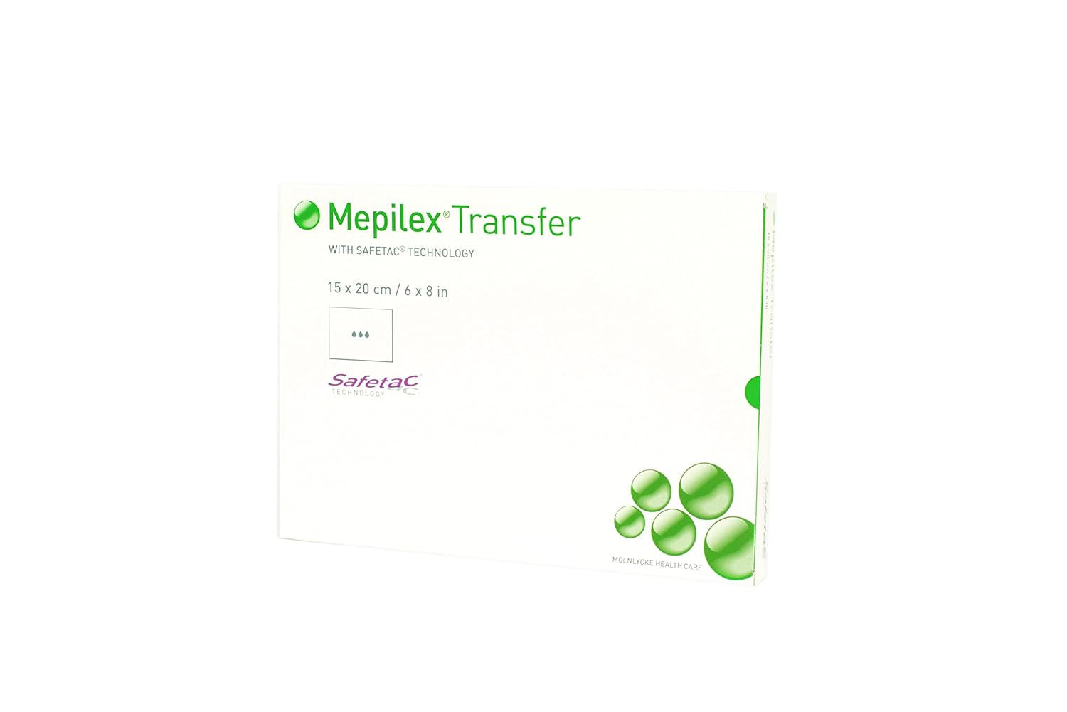 294899 Transfer Soft Silicone Exudate Transfer Dressing, 6" X 8" Size