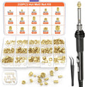 Heat-Set Insert Tip Set - Soldering Iron with 350PCS Thread Inserts