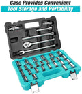 DURATECH 1/2-Drive Socket Set 33-Piece Metric/SAE by DURATECH