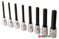 Selta Taiwan 1/2" Dr 110mmL 8pc Cr-Mo Impact Hex Allen Socket Bit:H5,6,8,10,<wbr/>..17