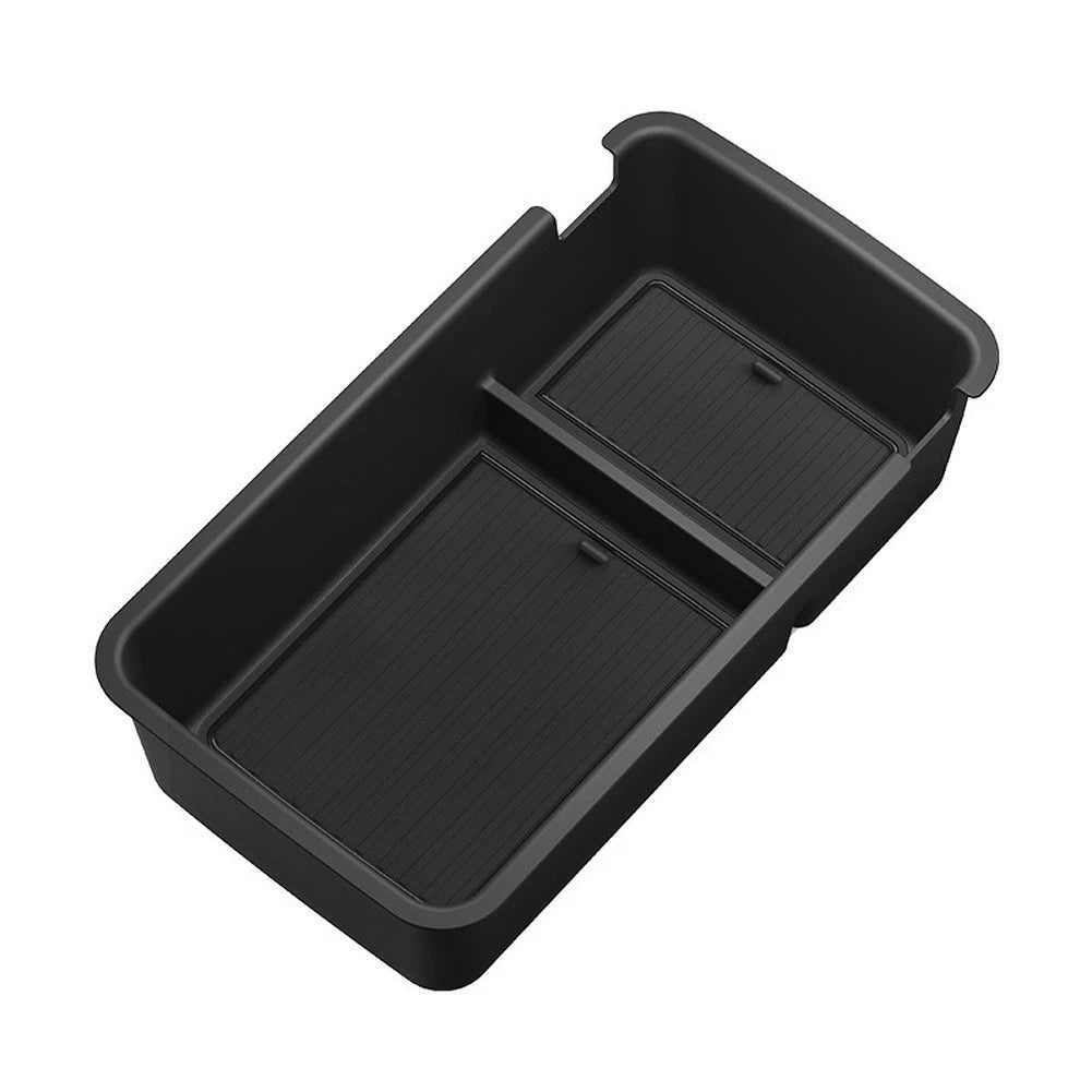 Black Automotive Storage Container For Center Console 14.5 Cm Depth