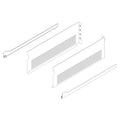 Blum 22" Metabox 3-3/8" High, 3/4" Extension Drawer Side, White