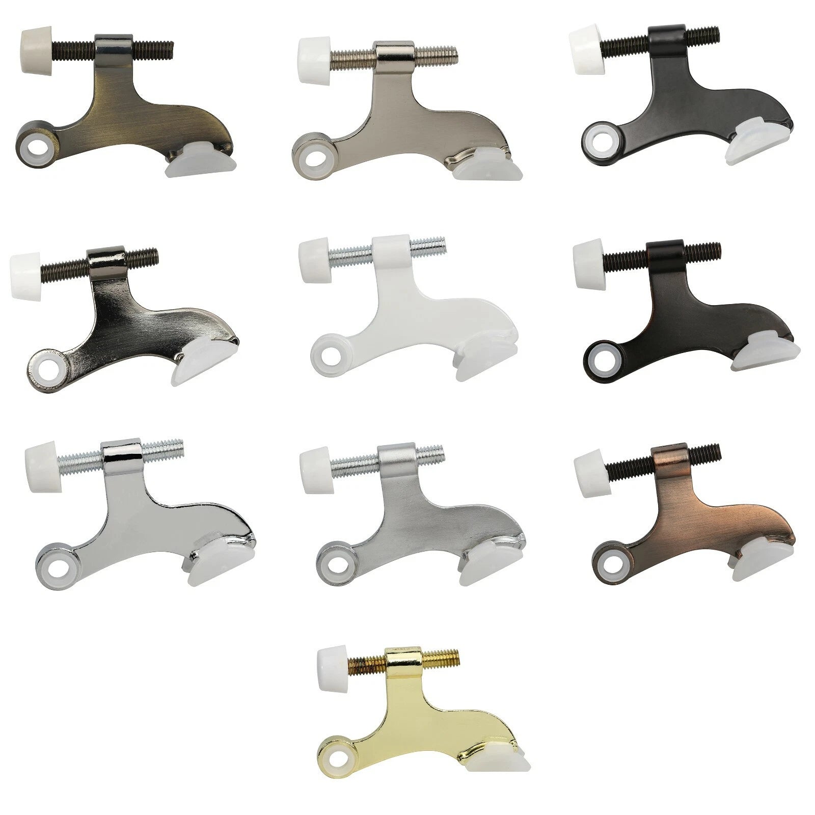 Rok Hardware Adjustable Heavy Duty Hinge Pin Door Stop Rokdsp1 Many