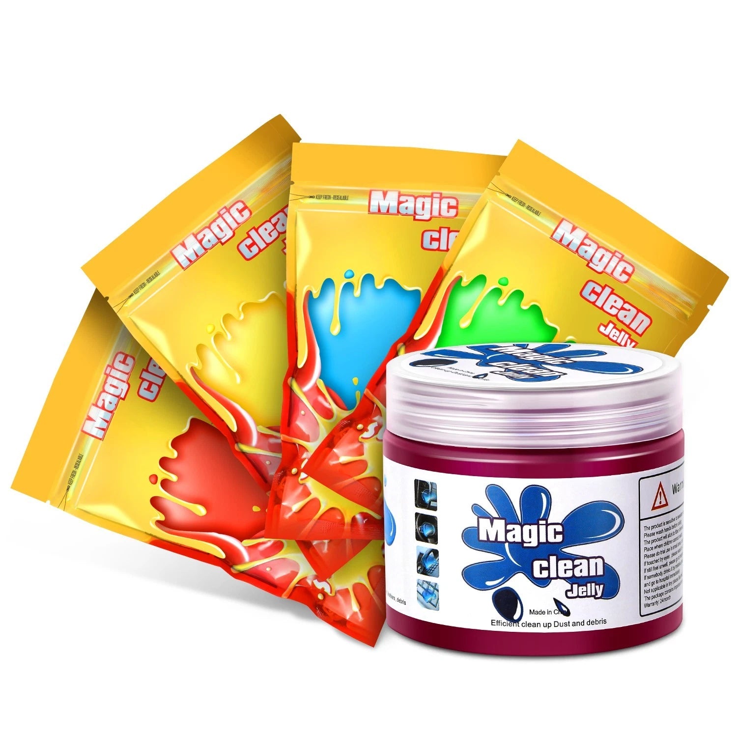 Universal Car Cleaning Jelly Non-stick Hands | Built Supply Co