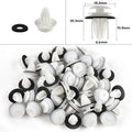 Car Body Plastic Push Pin Rivet Fasteners Screw Trim Moulding Bumper