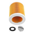 Washable Pleated Cartridge Filter For Karcher Wd2 Wd3 Mv2 Vacuum