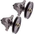 2 Spindle Assembly 42" For Mtd For Troy Bilt Clt42g Clt42h 42" Deck