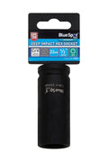 Blue Spot 1/2" Drive 22mm Deep Impact Socket 6 Point Hex Crv Steel
