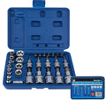 BlueSpot 29pc Torx Socket Bit Set Male & Female Sockets by BlueSpot