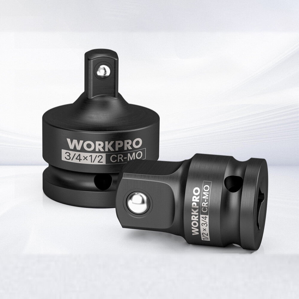 Workpro 1/2-3/4 Drive Impact Socket Adapter Reducer Set