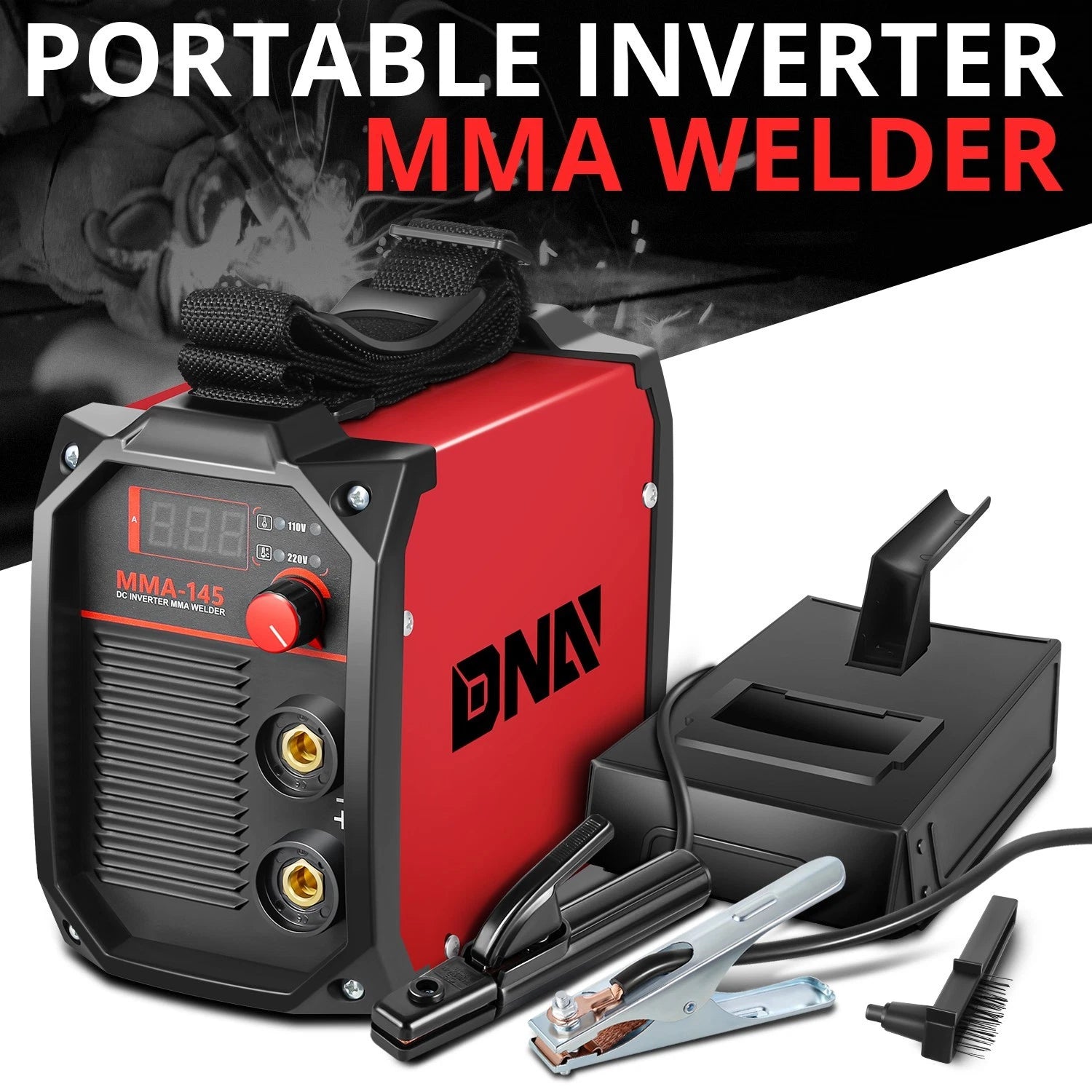 140a 220V Red Mma Mode Welding Machine W/ Led | Built Supply Co