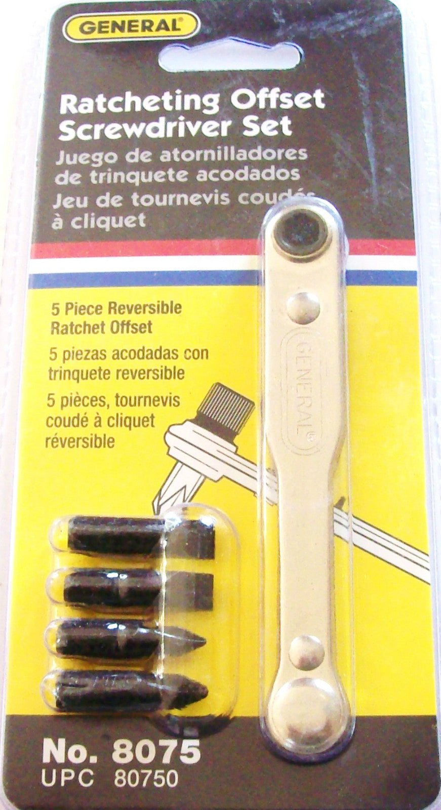 General Tools Ratcheting Offset Screwdriver Set