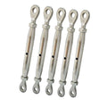Closed Body Eye Eye 3/16" Turnbuckle 316 Stainless Steel 200 Lbs Wll