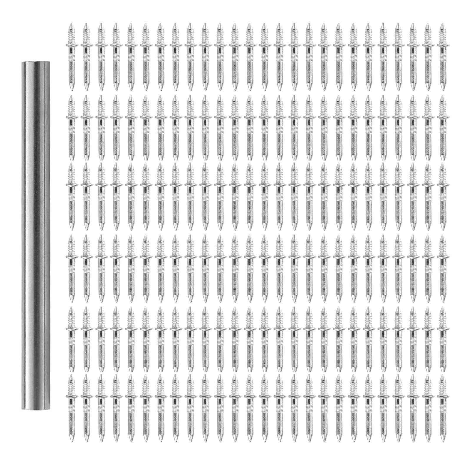 Set Double-head Seamless Installation Nail With Sleeve Metal Nails