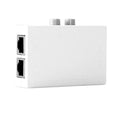 2 Ports Portable Rj45 Network Hand Manual Ab Sharing Switch Box