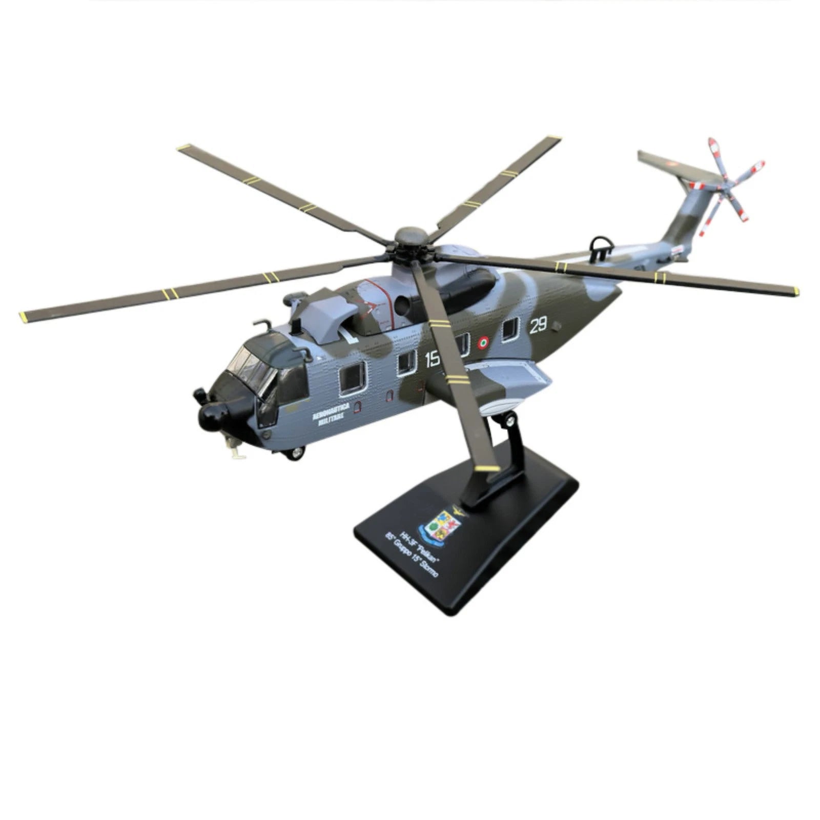 Italian Air Force Sikorsky Hh-3f Pelican Diecast Model 1/100 Scale