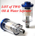 Lot Two Compress Oil & Water Air Inline Separator Filter Trap