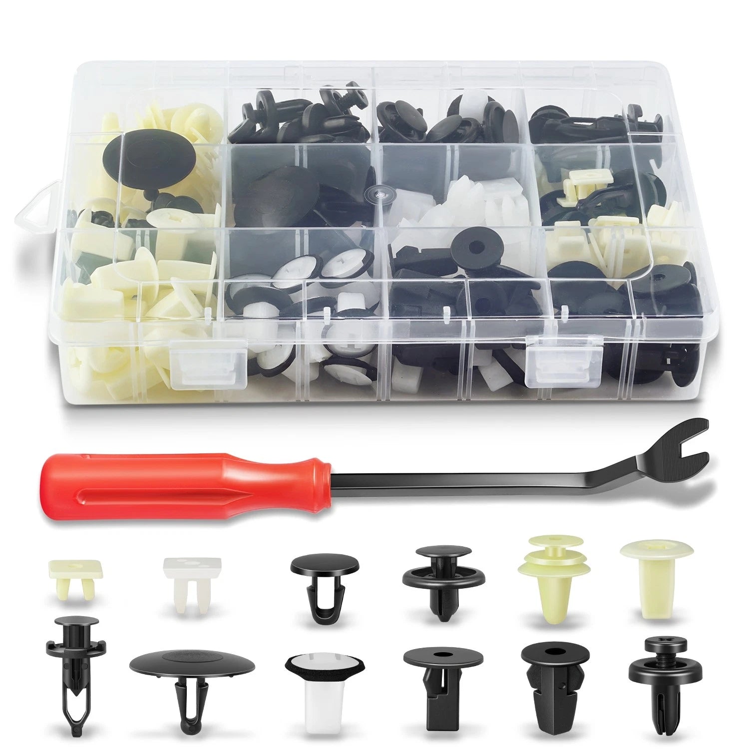Nylon 166 Retainer Clips + Fastener Removal Tools | Built Supply Co