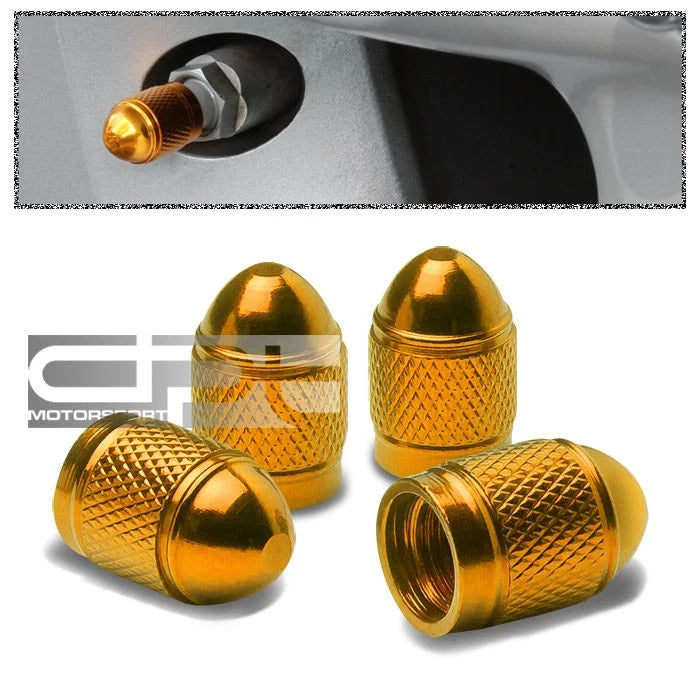 Aluminum Bullet Style Tire/rim Valve Air Port Cover Stems Cap/caps