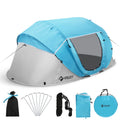 Villey 4 Persons Camping Beach Pop Up Tent Automatic Setup Tent