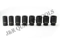 3/4" Drive Deep Air Impact Socket Set 8 Piece