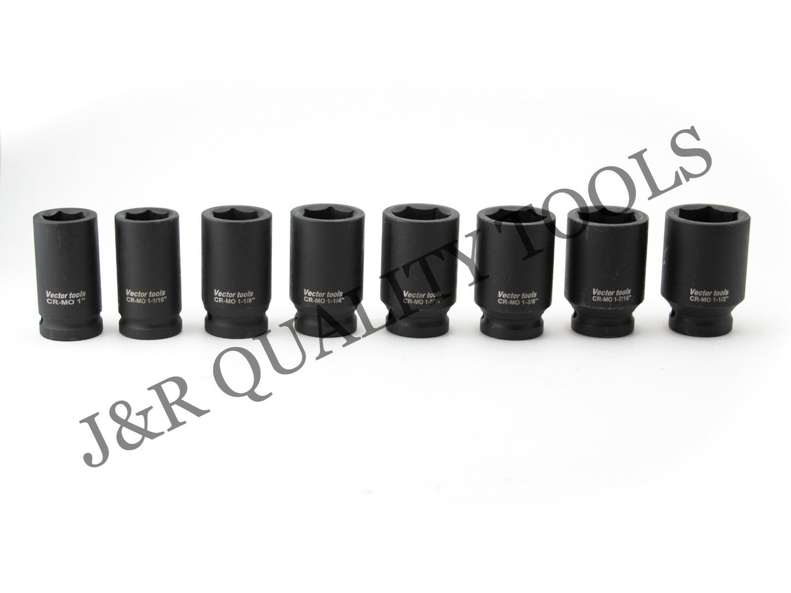 3/4" Drive Deep Air Impact Socket Set 8 Piece