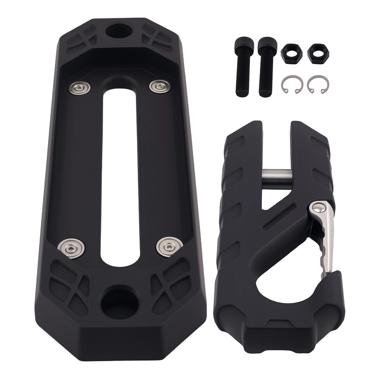 6061 Alloy Winch Fairlead Mount Kit For Off Road Suv Truck 18000lbs