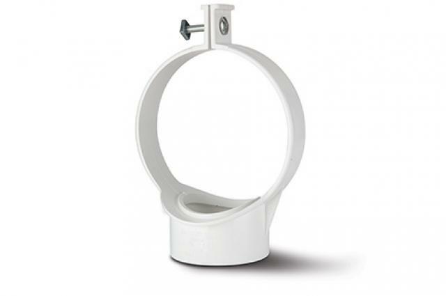 Polypipe 110mm Strap Boss Open Back White SG40W