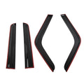 4Pcs Window Visor Vent Rain Guards for Jeep Patriot 2007-2018 Outside Mount