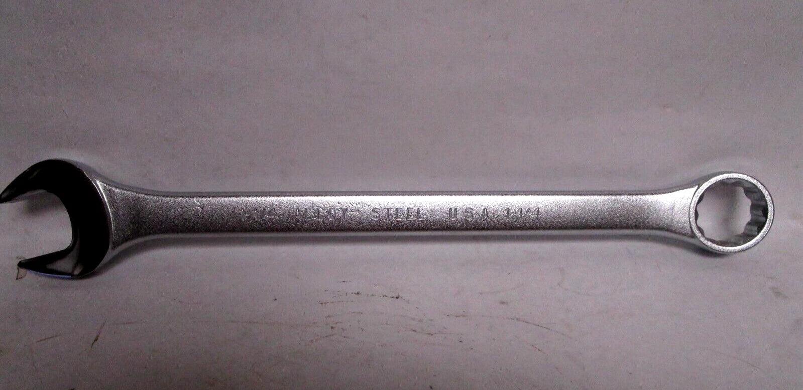 Blackhawk Bw-1173 1-1/4 12pt Satin Finish Combination Wrench Usa Made