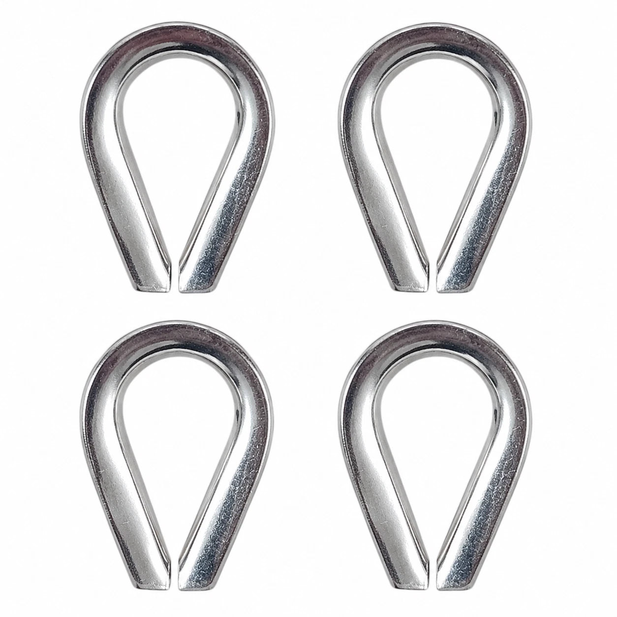 9/16" Heavy Duty Wire Rope Thimble 316 Stainless Steel Cable Protector