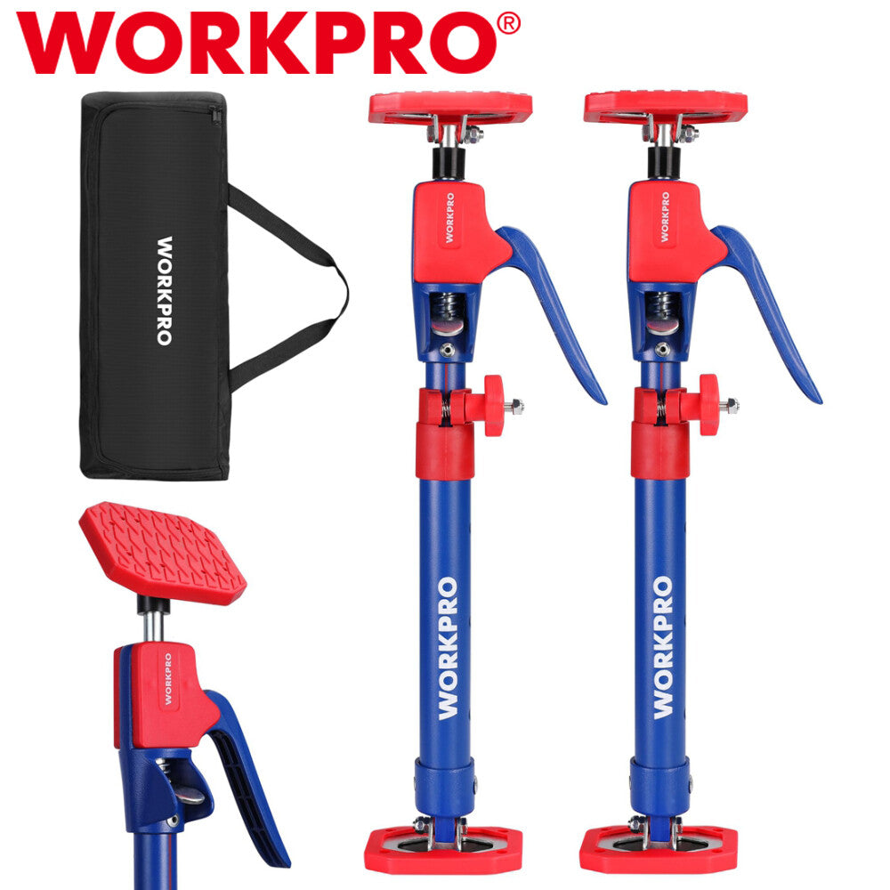 WORKPRO 2PK Cabinet Jack Support Pole Telescopic Quick Support Rod
