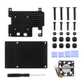 Aluminum Case With Cooling Fan Heat Sink Protective Cover For