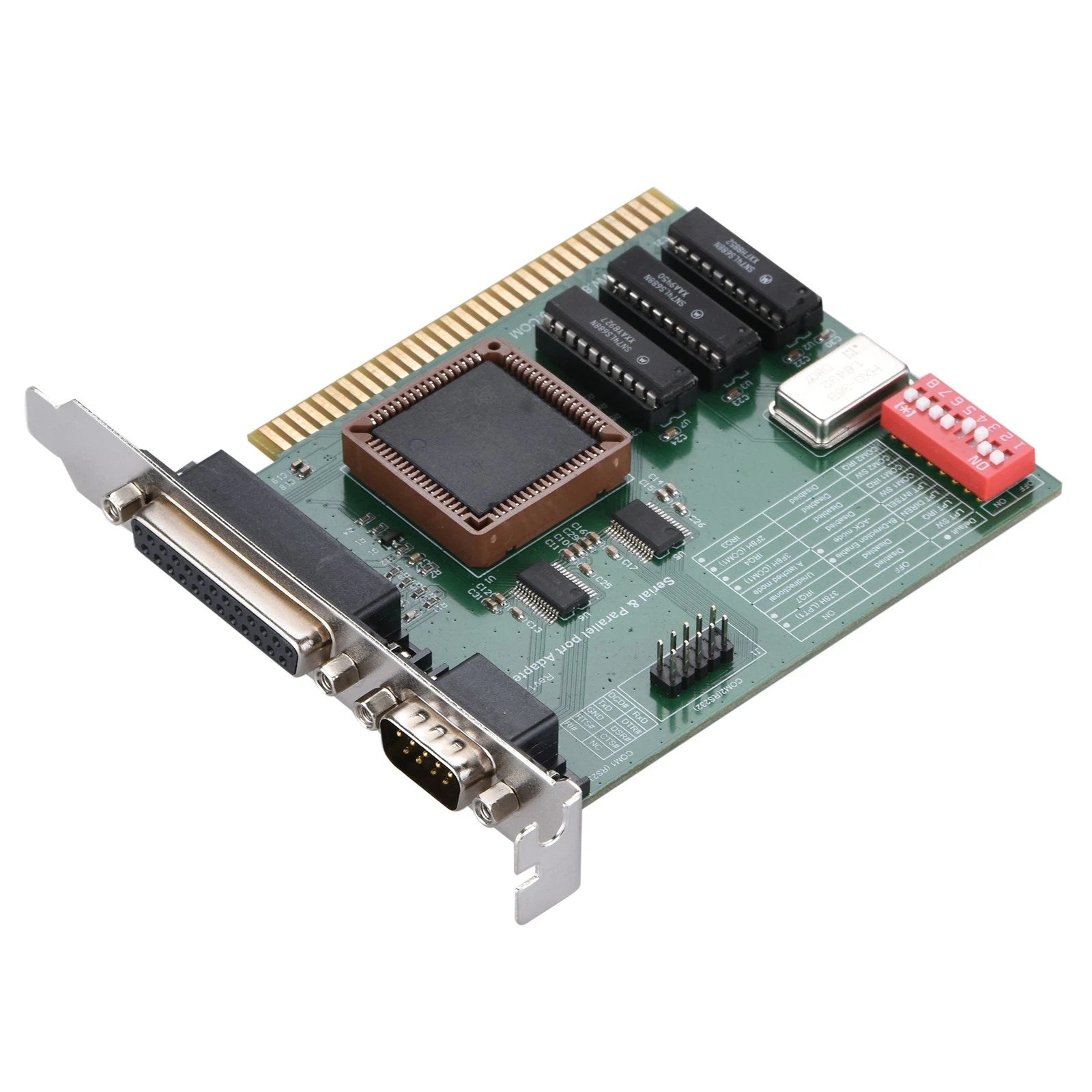 Isa Rs232 Serial& Parallel Port Expansion Card Isa Com1 Com2 Lpt Card