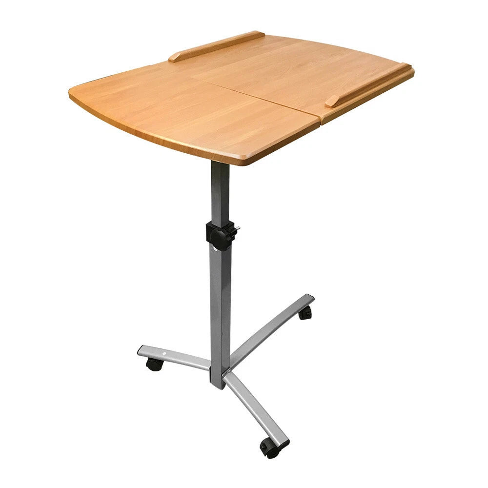 Laptop Desk Cart Over Bed Hospital Table Stand 26-40 Inch Adjustable
