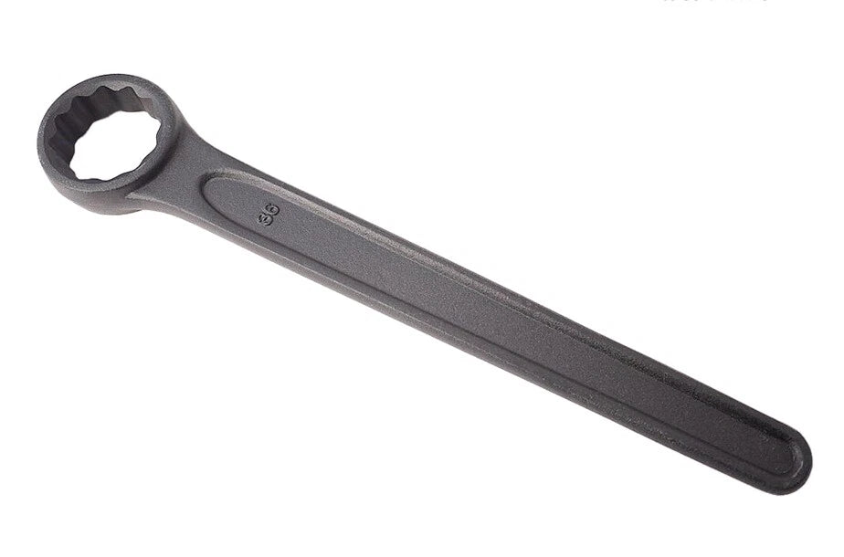 Industrial Construction Single Ring Spanner Flat Head Cr-v Steel