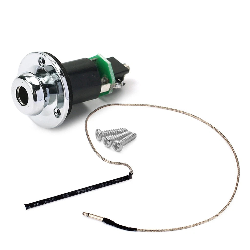 Ukulele Piezo Pickup Under Saddle Output End Pin Jack For Acoustic