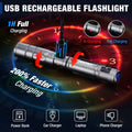 300lm Rechargeable Mini Pen Light Flashlight Pocket Flashlight 4