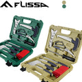 Flissa Brown/green Hunting Field Dressing Kit Hunting Knife Set W/case