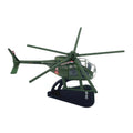 Alloy 1/100 Scale Us Army Oh-6a Cayuse Helicopter Finished Model Toy