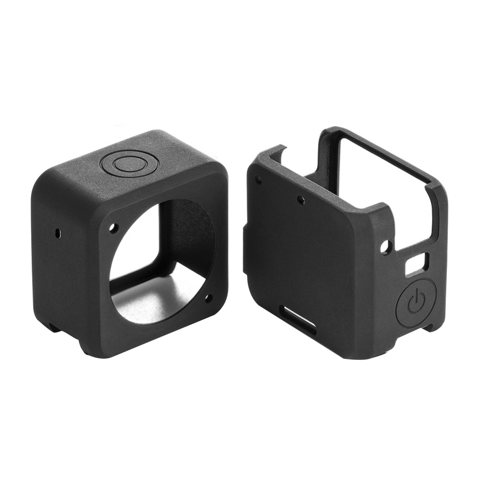 Silicone Upper+bottom Lens Protective Case Cover For Dji Action 2