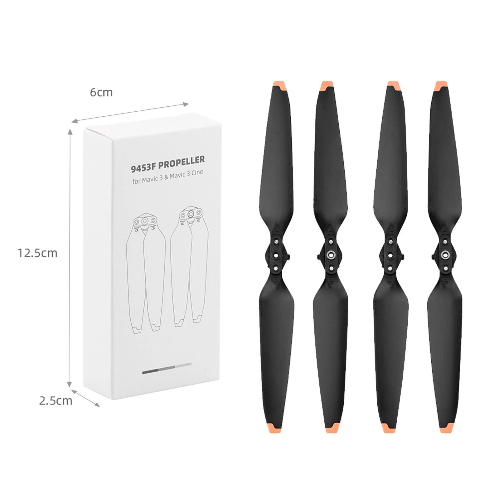 Folding Propeller Soft Tup Anti-collision Design For Dji Mavic 3/3