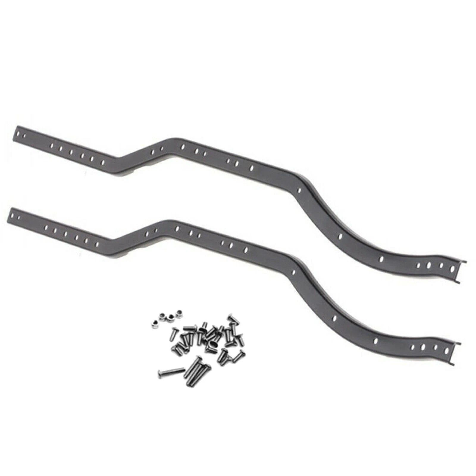 2pack Steel Chassis Frame Rail For Axial Scx10 Ii 90046 1:10 Rc